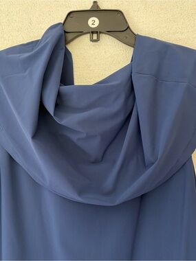 Navy Cowl Neck Dress, PORTO SF, size 2, NWT